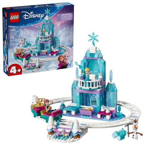 ⁨LEGO DISNEY PRINCESS Lodowy zamek Elzy i śnieżna przejażdżka 43281⁩ w sklepie Wasserman.eu