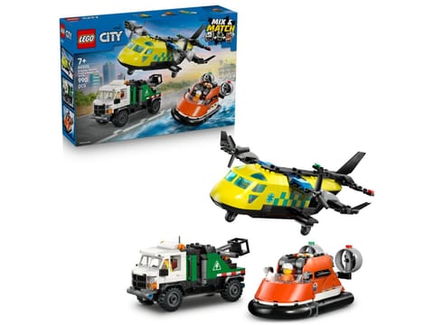 ⁨LEGO CITY GREAT VEHICLES Zestaw z samolotem, ciężarówką serwisową i poduszkowcem 60505⁩ w sklepie Wasserman.eu