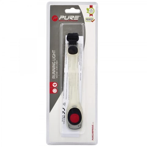 ⁨OPASKA ODBLASKOWA ŚWIECĄCA LED NA RĘKĘ LUB NOGĘ PURE 2 IMPROVE⁩ w sklepie Wasserman.eu