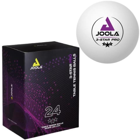 ⁨PIŁECZKI DO TENISA STOŁOWEGO JOOLA PRO 3 STAR 24SZT BIAŁE⁩ w sklepie Wasserman.eu