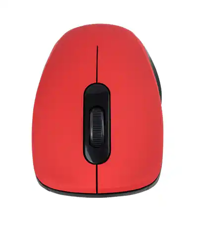 ⁨Mysz MODECOM WM10S Silent M-MC-WM10S-500 (optyczna; 1600 DPI; kolor czerwony)⁩ w sklepie Wasserman.eu