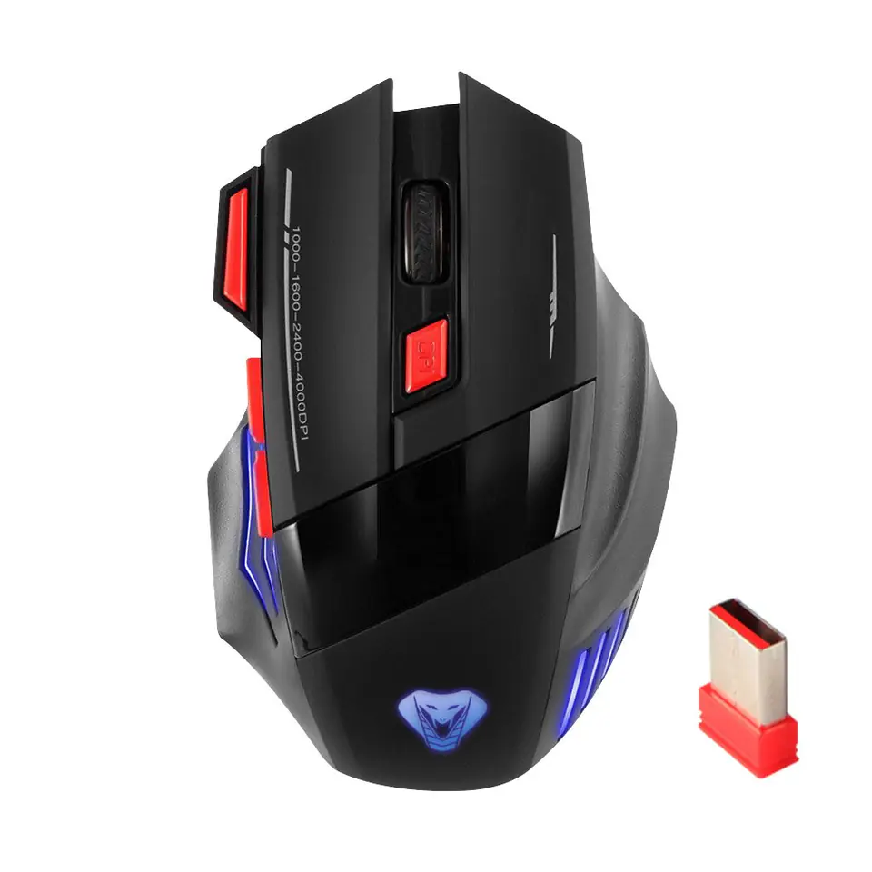 ⁨MEDIA-TECH COBRA PRO GORN RF MT1121 Wireless gaming mouse 2.4 GHz RF Black⁩ at Wasserman.eu