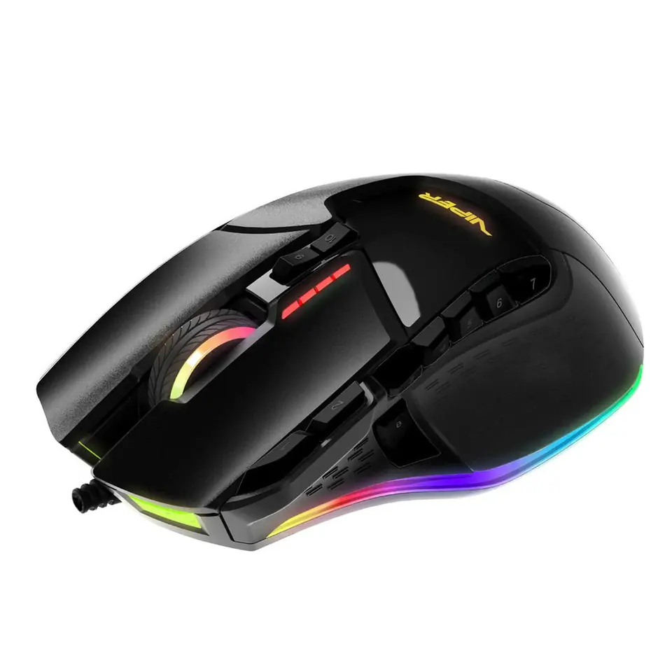 ⁨Patriot Memory Viper V570 RGB mouse Right-hand USB Type-A Laser 12000 DPI⁩ at Wasserman.eu