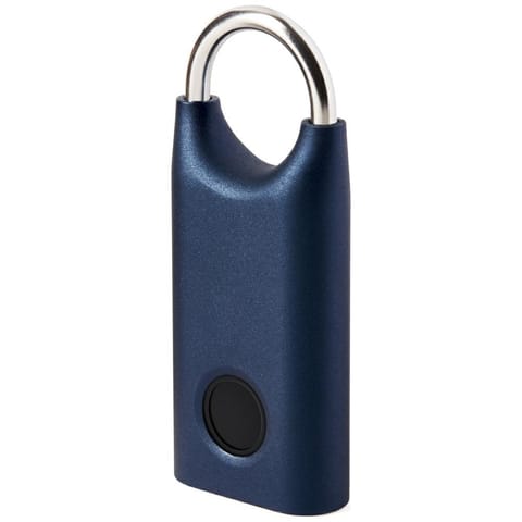 ⁨Kłódka na odcisk palca Lexon Nomaday     ciemnoniebieski/dark blue⁩ w sklepie Wasserman.eu