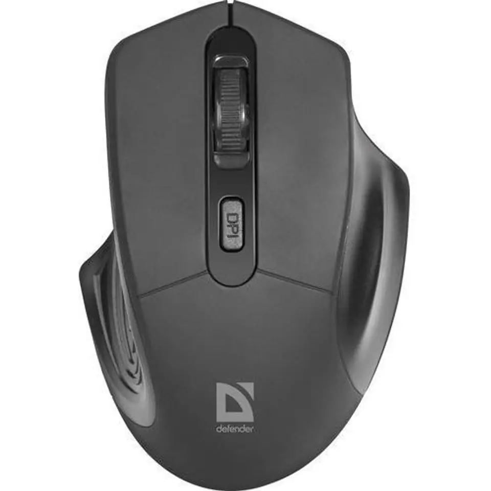 ⁨DEFENDER MOUSE DATUM MB-345 RF OPTICAL 1600DPI 4P BLACK 52345 WIRELESS⁩ at Wasserman.eu