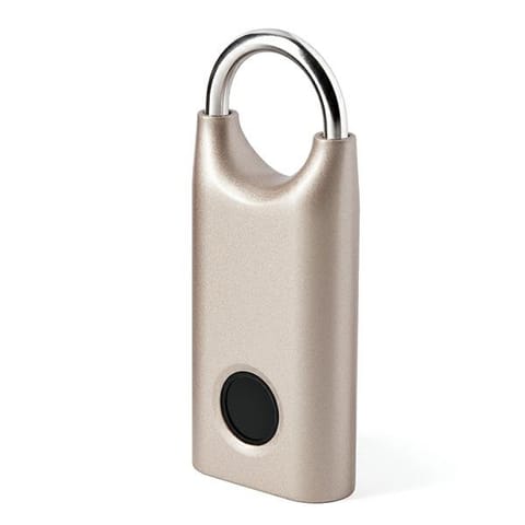 ⁨Lexon Nomaday Kłódka na odcisk palcazłoty/soft gold LL128D⁩ w sklepie Wasserman.eu