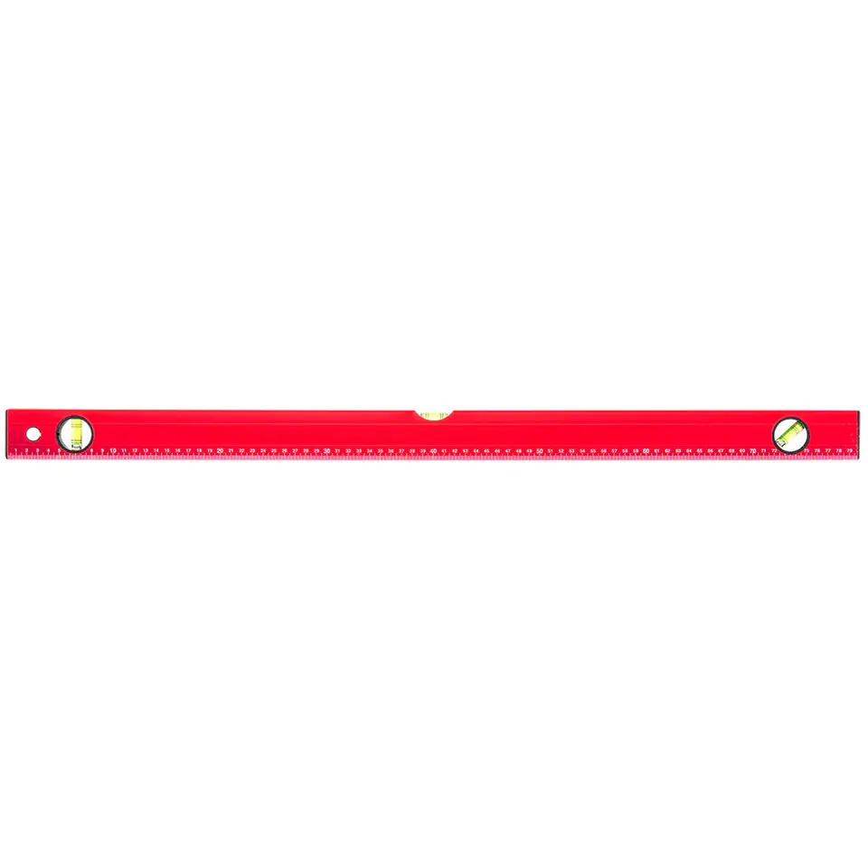 ⁨Aluminium spirit level type 400, 80 cm, 3 libelle⁩ at Wasserman.eu