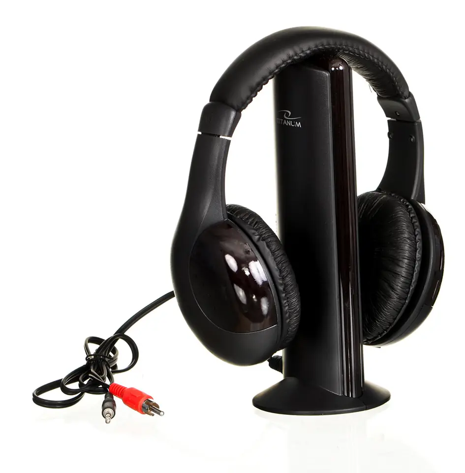 ⁨Titanum TH110 Wireless Headphones FM Headband Black⁩ at Wasserman.eu