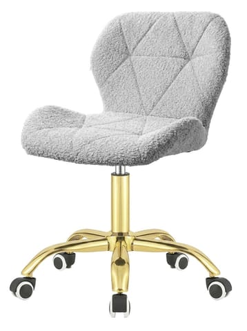 ⁨Krzesło obrotowe VASTO OFFICE BOUCLE GREY GOLD⁩ w sklepie Wasserman.eu