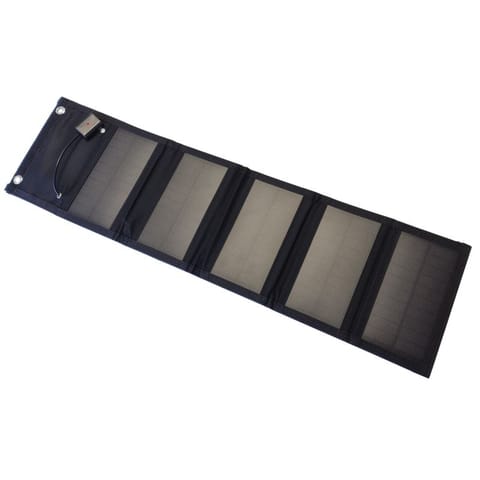 ⁨Ładowarka solarna turystyczna panel słoneczny 14W  USB wyjście 5V/2.1A⁩ w sklepie Wasserman.eu