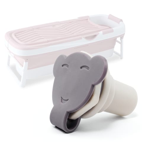 ⁨Korek odpływowy boczny do silikonowej wanny składanej Gomedia⁩ w sklepie Wasserman.eu