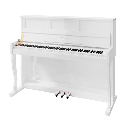 ⁨Pianino cyfrowe Kruger&Matz KMDP-755 , kolor biały połysk⁩ w sklepie Wasserman.eu