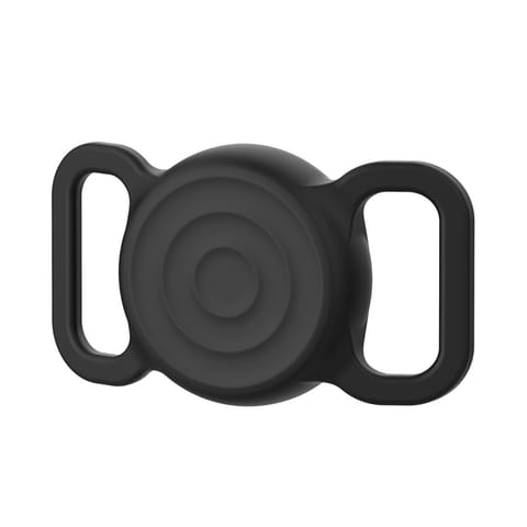 ⁨Etui na lokalizator AirTag na obrożę psa kota silikonowe wodoodporne - czarne⁩ w sklepie Wasserman.eu