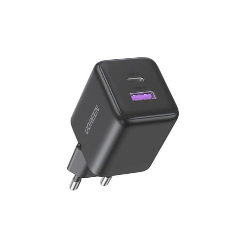 ⁨Ładowarka sieciowa X516 GaN USB-A USB-C 30W - szara⁩ w sklepie Wasserman.eu