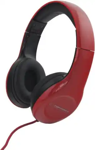 ⁨Słuchawki Esperanza Soul EH138R (kolor czerwony)⁩ w sklepie Wasserman.eu