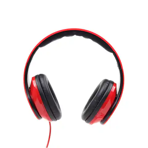 ⁨Gembird MHS-DTW-R headphones/headset Head-band 3.5 mm connector Red⁩ at Wasserman.eu