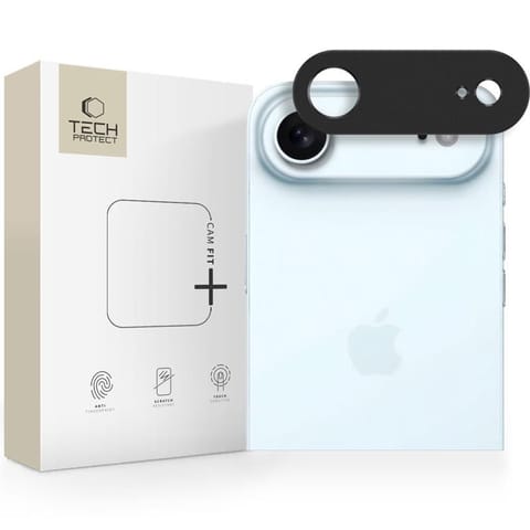 ⁨Osłona apartu kamery na iPhone 17 Air Camalloy Fit+ - czarna⁩ w sklepie Wasserman.eu