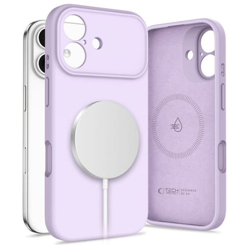 ⁨Etui case plecki na iPhone 17 MagSafe Silicone - fioletowe⁩ w sklepie Wasserman.eu