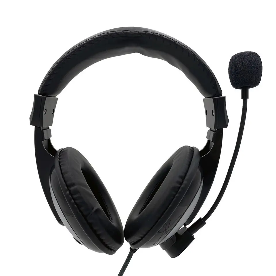 ⁨MEDIA-TECH TURDUS MT3603 Headphones with microphone Wired Black⁩ at Wasserman.eu