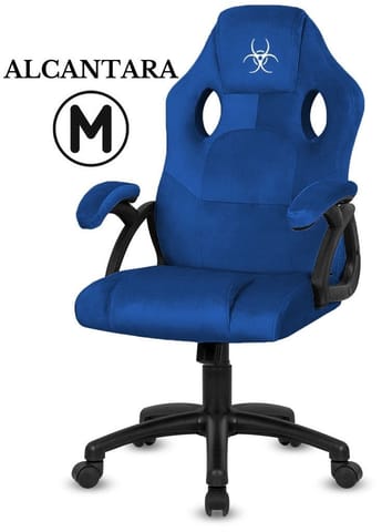 .Fotel obrotowy do biurka CARRERA M ALCANTARA DARK BLUE w sklepie Wasserman.eu