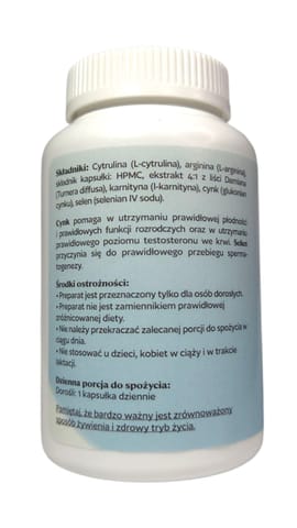 ⁨Potency Caps 60 kaps.⁩ w sklepie Wasserman.eu