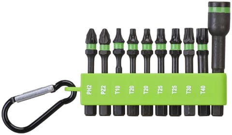 ⁨Zestaw grotów udarowych Luna 10 szt Luna⁩ w sklepie Wasserman.eu