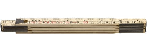 ⁨Miara składana 1 m - podziałka mm/cale Luna⁩ w sklepie Wasserman.eu