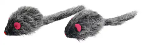 ⁨KERBL Zabawka dla kota, mysz z filcu z długim włosiem [81654]⁩ w sklepie Wasserman.eu