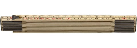 ⁨Miara składana 2 m - podziałka mm/cale Luna⁩ w sklepie Wasserman.eu