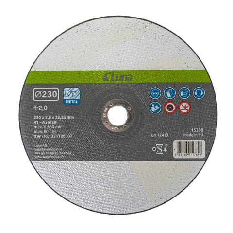⁨Tarcza do cięcia metalu 230x2,0 mm Luna⁩ w sklepie Wasserman.eu
