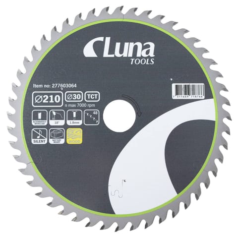 ⁨Piła tarczowa Luna Extra Thin 210x30 Z48 Luna⁩ w sklepie Wasserman.eu