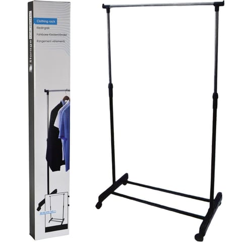 ⁨WIESZAK NA UBRANIA 80x43x90-160 CM POJEDYNCZY EXCELLENT HOUSEWARE⁩ w sklepie Wasserman.eu