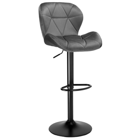 ⁨Hoker barowy Gordon Black grafitowy Velvet⁩ w sklepie Wasserman.eu