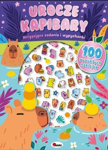 ⁨100 WYPUKŁYCH NAKLEJEK KAPIBAR⁩ w sklepie Wasserman.eu