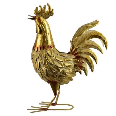 ⁨CEDRIC Figura metalowa KOGUT 15x42x53cm⁩ w sklepie Wasserman.eu