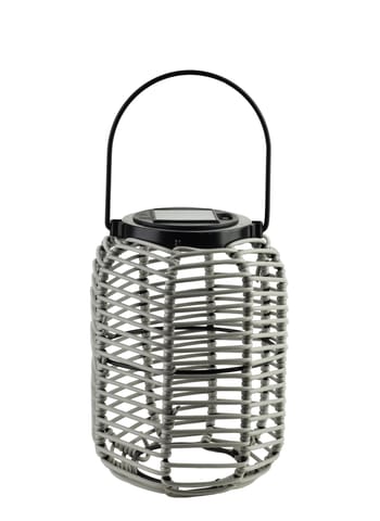 ⁨SOKKE GREY Lampion solarny 15x20/31cm⁩ w sklepie Wasserman.eu