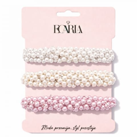 ⁨Zestaw frotek gumek 3w1 na plakietce, perełki GUM189⁩ w sklepie Wasserman.eu