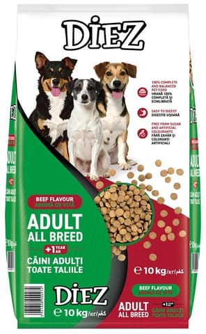 ⁨Diez Karma dla psa o smaku wołowiny 10 kg⁩ w sklepie Wasserman.eu