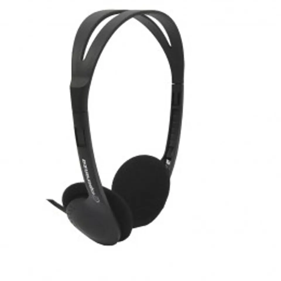 ⁨Esperanza EH119 headphones/headset Head-band Black⁩ at Wasserman.eu