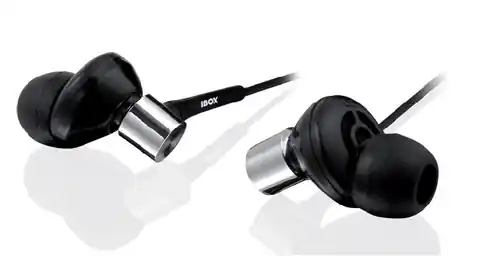 ⁨Słuchawki IBOX HPI P009 BLACK SHPIP009B (kolor czarny)⁩ w sklepie Wasserman.eu