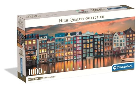 ⁨Puzzle 1000 Panorama Bright Amsterdam⁩ w sklepie Wasserman.eu