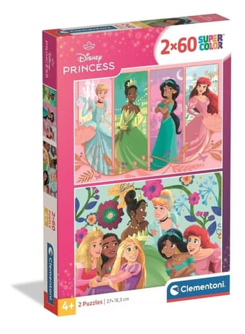 ⁨Puzzle 2x60 Super Kolor Princess⁩ w sklepie Wasserman.eu