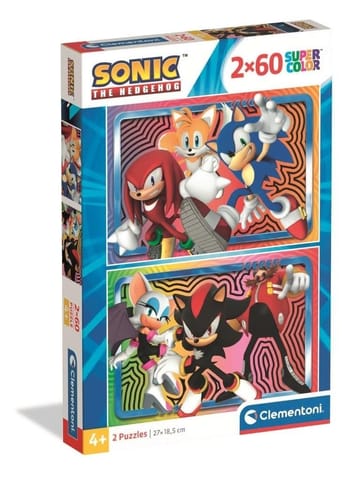 ⁨Puzzle 2x60 Super Kolor Sonic⁩ w sklepie Wasserman.eu