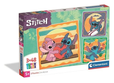 ⁨Puzzle 3x48 Super Kolor Stitch⁩ w sklepie Wasserman.eu