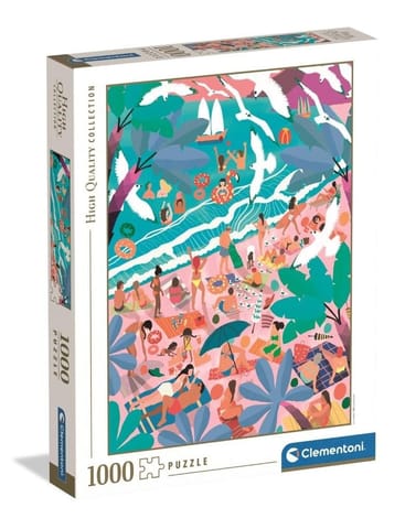 ⁨Puzzle 1000 HQ Sunday At The Beach⁩ w sklepie Wasserman.eu