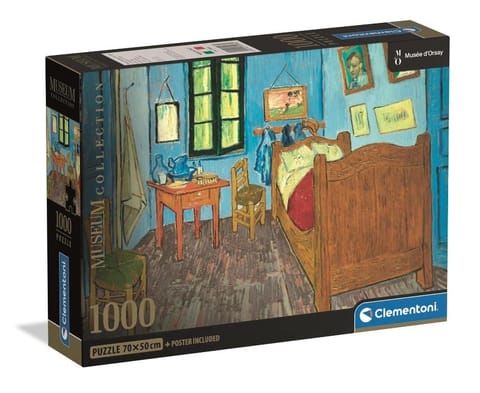 ⁨Puzzle 1000 Museum Van Gogh: Bedroom In Arles⁩ w sklepie Wasserman.eu