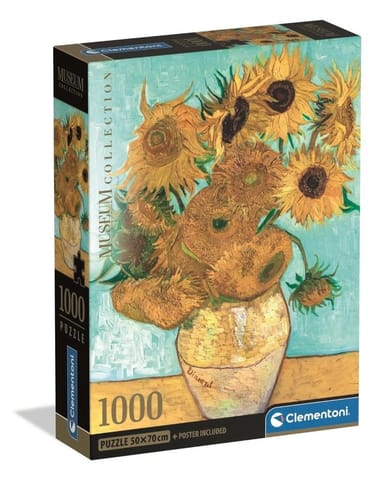 ⁨Puzzle 1000 Museum Van Gogh: Sun Flower⁩ w sklepie Wasserman.eu