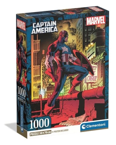 ⁨Puzzle 1000 Compact Captain America⁩ w sklepie Wasserman.eu