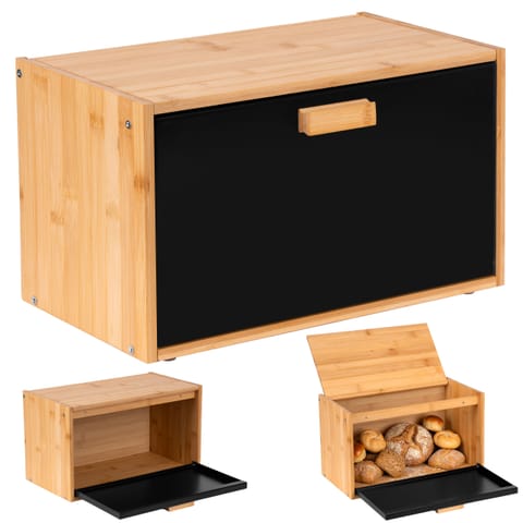 ⁨Chlebak pojemnik na pieczywo bambusowy CHARLES⁩ w sklepie Wasserman.eu