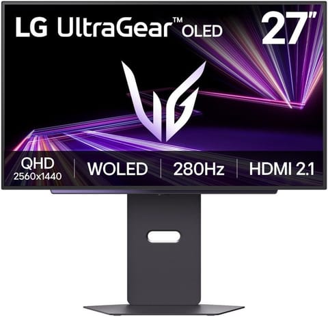 ⁨Monitor LG 27GX700A-B (26.5" /OLED /280Hz /2560 x 1440 /Czarny)⁩ w sklepie Wasserman.eu